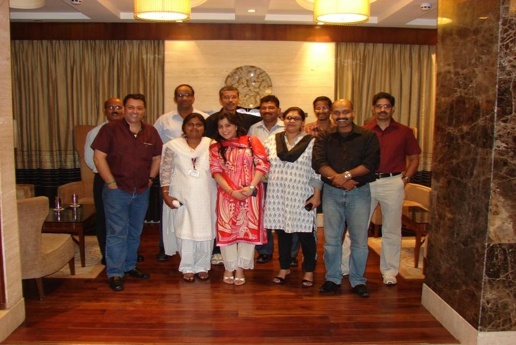 Karishma Mehra- Mumbai, Ms. Sayu Lakshmi- Coimbatore, Mr. Rajesh Nair-Mumbai. From Back row: Mr.
