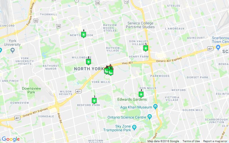 Places of Worship Recreation Centres 1. Durdy Bayramov Art Foundation 2647 Bayview Avenue, North York Dist.: 0.18 km 2. Caring Hands 2675 Bayview Avenue, North York Dist.: 0.21 km 3.