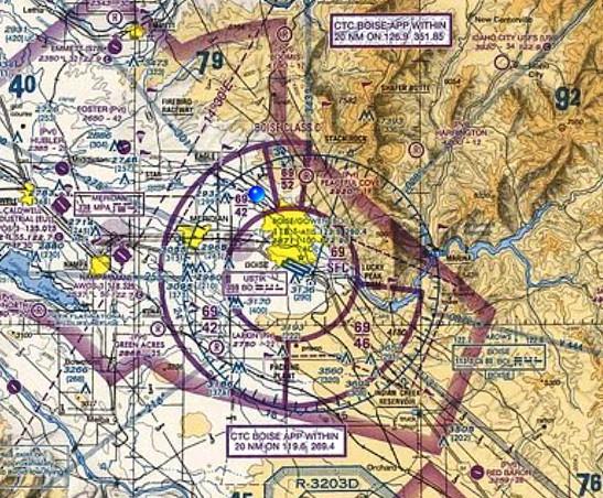 There are over 120 locations with Class C airspace. An outer area with a 20 nm radius is not depicted on charts, and is not really part of the Class C airspace.