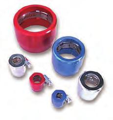 PERFORMANCE ENGINE COOLING EcON-O-fit HOSE clamps ECON-O-FIT is the original anodized aluminum hose clamp cover. Its appearance dresses up any installation.