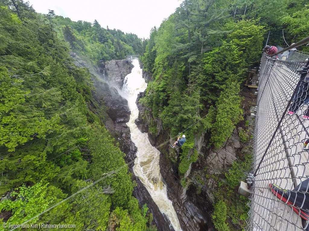 Only 25 minutes away from Quebec City, Canyon makes a great place for a short day