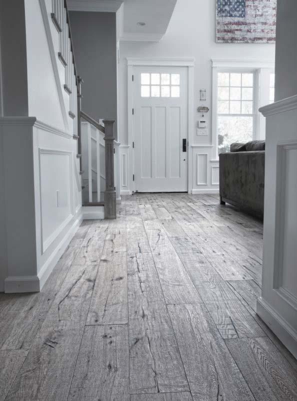 The French Collection Hand-Scraped Engineered Oak Flooring celebrates a