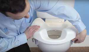 CHOOSING A RAISED TOILET SEAT A SIMPLE WAY FOR THOSE WITH LIMITED MOBILITY TO FEEL MORE STABLE AND SECURE. TOO LOW Gordon Ellis & Co. are acknowledged experts in raised toilet seats.