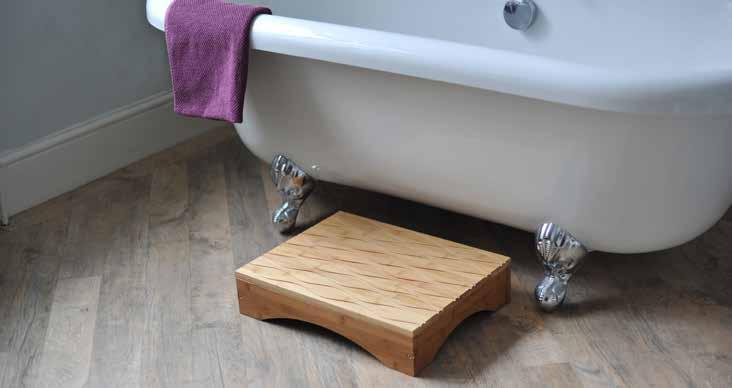 BATH STEPS KEEP YOUR BALANCE WHEN USING A BATH OR SHOWER. REDUCE THE HEIGHT BETWEEN A BATH AND THE FLOOR, FOR SAFETY AND REASSURANCE.