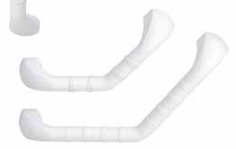 ASHBY GRAB BARS STRAIGHT AND ANGLED ALL PLASTIC GRAB BARS. PRIMA GRAB BARS HIGH QUALITY BARS WITH SOFT SLIP RESISTANT GRIPS.