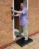 METAL HALF STEPS OUR METAL HALF STEPS PREVENT TRIPS AND FALLS AND CAN ACCOMMODATE A WALKING FRAME.