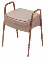 DEVON COMMODE COMPACT, ERGONOMIC COMMODE ASHBY COMMODE HEIGHT ADJUSTABLE COMMODE STOOL OR CHAIR.