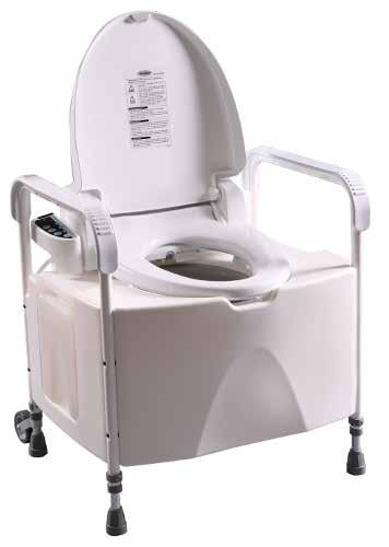 DIGNITY COMMODE PORTABLE WASH AND DRY BIDET. APPROVED BY THE NHS DEVICES FOR DIGNITY TEAM.