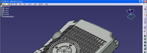 Rezultujući STL fajl se učitava u namensku aplikaciju ZPrint Software koja upravlja izradom na 3D štampaču. Na slici 9. je prikazan izgled gotovog modela štampanog na 3D štampaču.