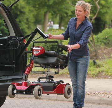 2. Stowing your wheelchair or scooter If you cannot lift your wheelchair or scooter into the boot of your car, there are different types of stowage systems that can easily solve this problem for you: