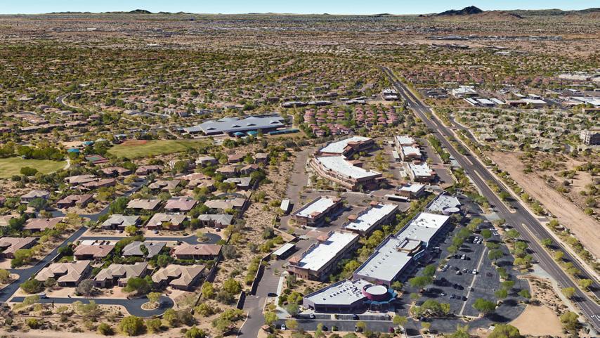 Outdoor Tenant Patios Access to East & West Valley Labor Pools Close Proximity to Executive Housing Building Signage 3 Minute Drive from Loop 101 and