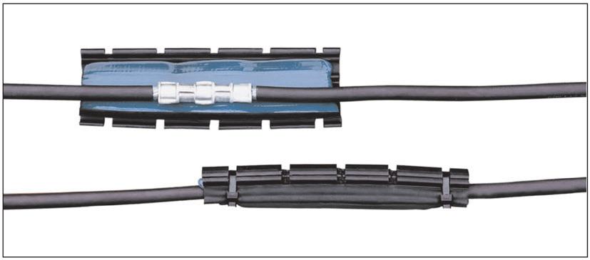 PRIMJENA Za unutarnju i vanjsku upotrebu - za izvedbu kabelskih spojeva u podzemnim ili nadzemnim mrežama. ISPITIVANJA Spojnice su ispitane prema CENELEC EN 50393 normi za direktno polaganje u zemlju.