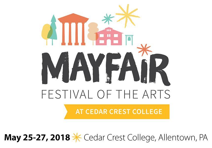 For three days over Memorial Day weekend, Mayfair Festival of the Arts at Cedar Crest College presents the sights, sounds and tastes of its Annual Festival at Cedar Crest College.
