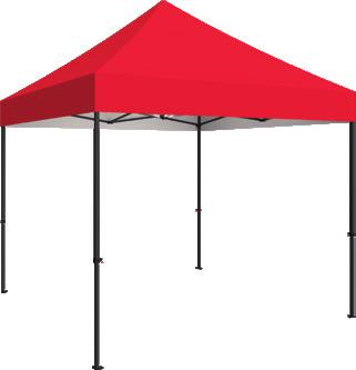 Polyester canopies and sidewalls are water resistant and UV-resistant, providing the ultimate protection from the sun. Coverage area shades up to five people comfortably.