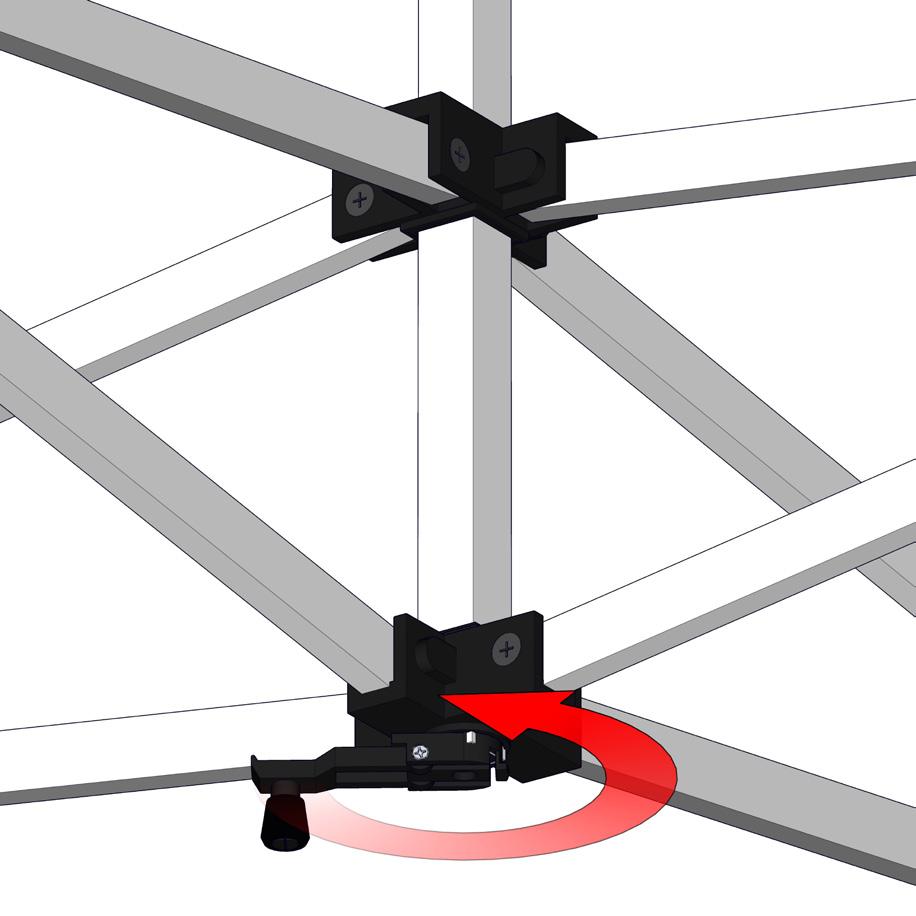 Then lift the opposite side to level out.  Refer to Connection Method 2 for more details. Step 7.