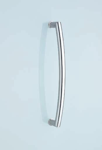 H17 A modern, simple design of handle which looks superb in the satin
