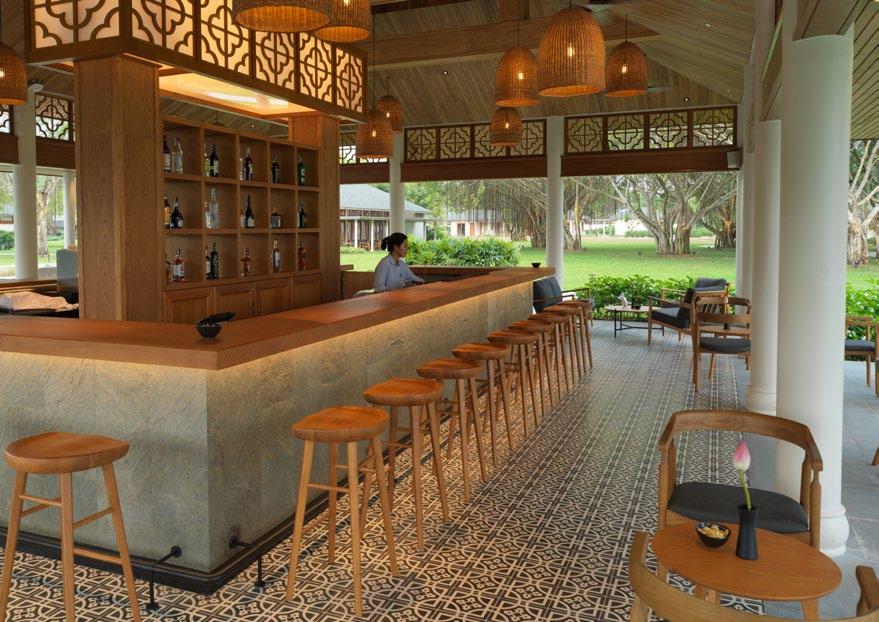grill Set under the canopy of centuries-old banyan trees, the Grill serves dinner only.