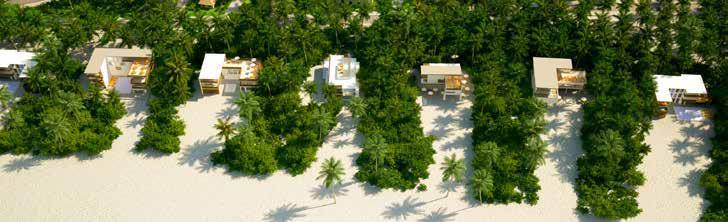 LAAMU INTEGRATED GUEST HOUSE PROJECT MALDIVES 10 11 GUEST HOUSES MID MARKET PROPERTIES 5,000 SQ FT Beach front plots each measuring 5,000 square feet with 35 rooms are aimed towards attracting