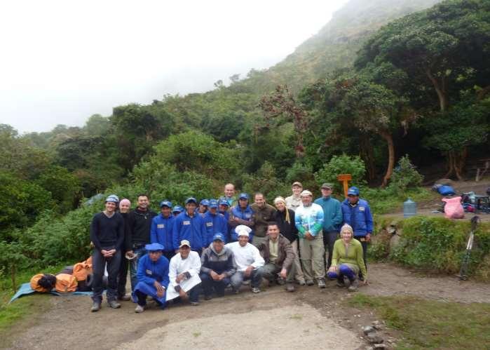Thank you for organizing such a wonderful group of guides and porters. Paul & Su