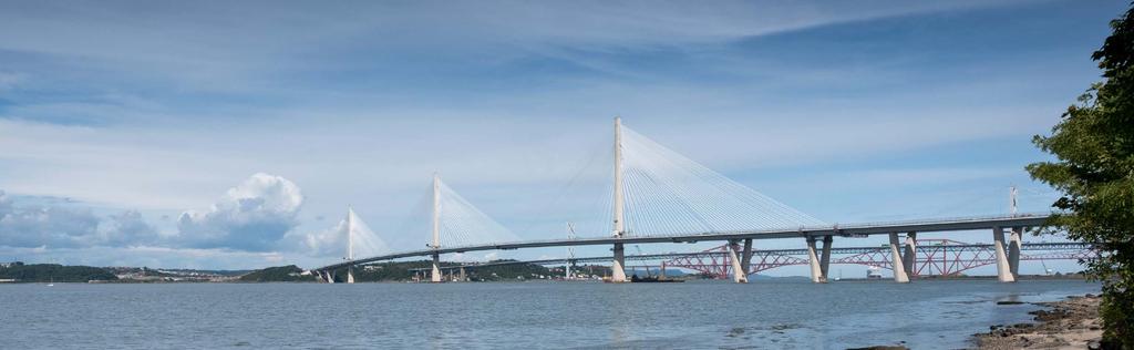 The Three Bridges: Facts & Figures Here s what you need to know about the new Queensferry Crossing at a glance Representing a masterpiece in world-class engineering, the Queensferry Crossing is a