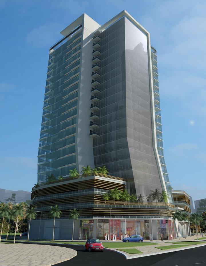 Falcon Crest Tower Falcon Crest Tower praised as a dynamic blend of residence, retail