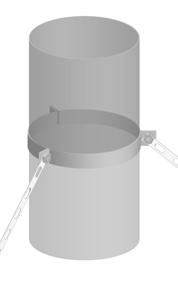 (mm) Code 80mm 82 4069208 100mm 102 4069210 ø 266mm Eccentric Increasers Used to increase diameter of the flue in a horizontal section whilst reducing the possibility of condensate pooling.