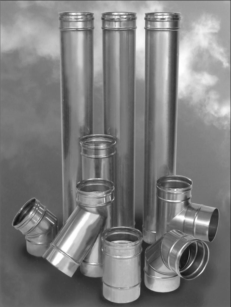 PRODUT INFORMTION The Supra chimney system range is specifically designed to meet the demands of the latest high efficiency condensing heating appliances.