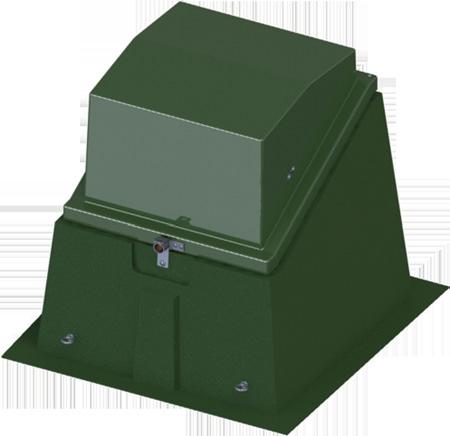 ORDIC FIBERGLASS, INC. 15/25kV 200Amp Pad Mount & Direct Bury Sectionalizing s Rust free fiberglass construction and stainless steel hardware. One-piece design, ground sleeve is part of the cabinet.