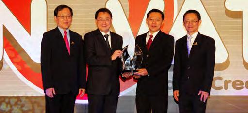 and the Strongest Bank in Thailand Award 2010 KGroup executives were presented with SET Award of Hornor in Corporate Governance Report and Excellence as a Securities Company, and IR Excellence