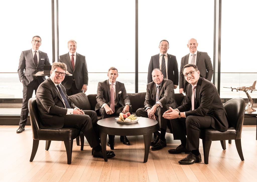 32 Swissport Company Profile 2017 GOVERNANCE GROUP EXECUTIVE MANAGEMENT 1 TOP ROW, LEFT TO RIGHT: JOHANNES C.