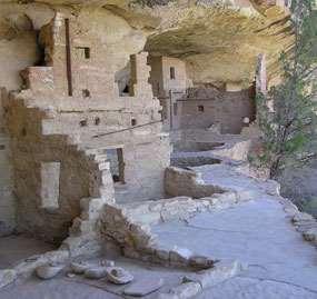 Cliff Palace: The largest cliff dwellings, is viewed as one of the top ten places to visit in a lifetime and has over 150 individual rooms and more than 20 kivas for spiritual rituals.