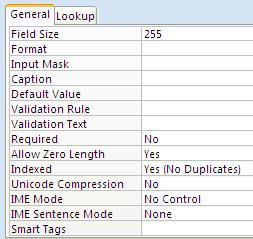 Lookup Wizard nije naveden u tablici tipova podataka zato jer on nije tip podataka nego je to čarobnjak koji omogućava da se za pojedino polje definira lista dozvoljenih vrijednosti (koja se može