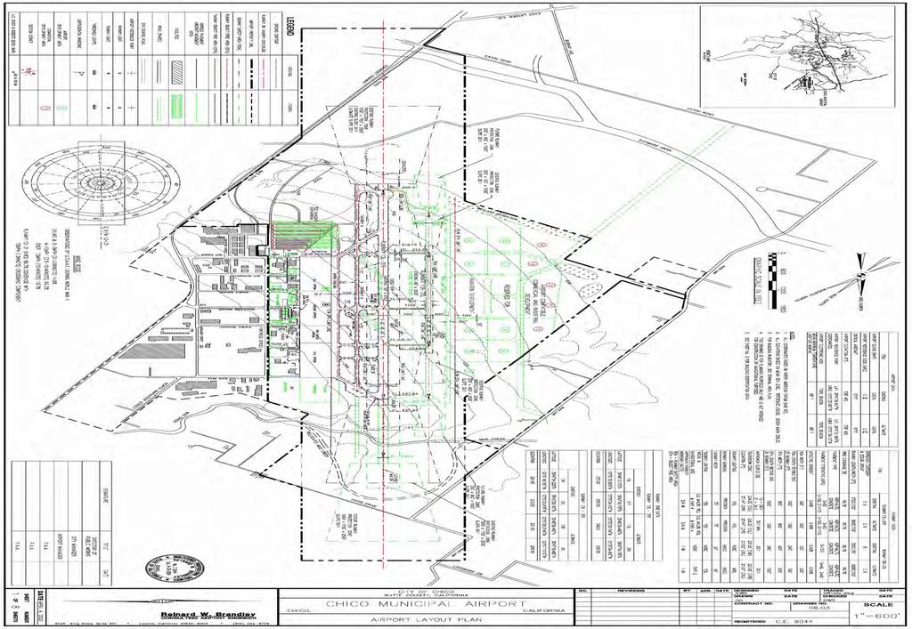 BKGROUN T: HIO MUNIIPL IRPORT N ENVIRONS HPTER 5 Notes: 1. Source: hico Municipal irport, irport Layout Plan. \\corp.meadhunt.com\sharedfolders\entp\0229700\160329.01\teh\\i-poliy-mps.