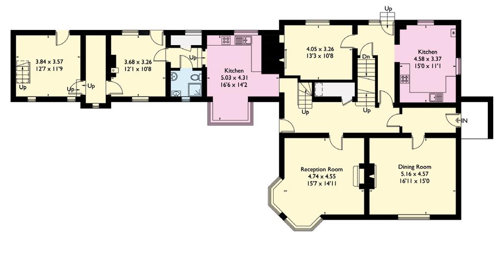Approximate Gross Internal Floor Area Main House = 322 sq m / 3466