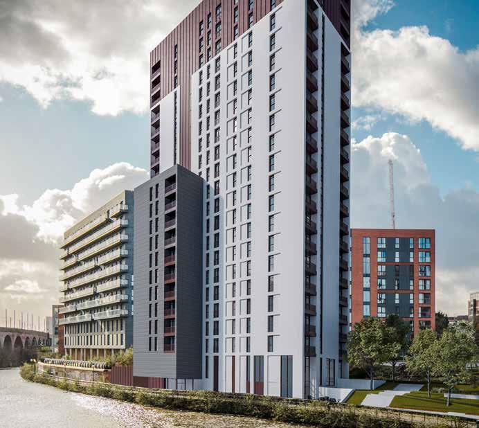 BANKSIDE Welcome to Bankside Perfectly located on the banks of the River Irwell, Bankside is a new build, offplan residential development in the heart of Greater Manchester.
