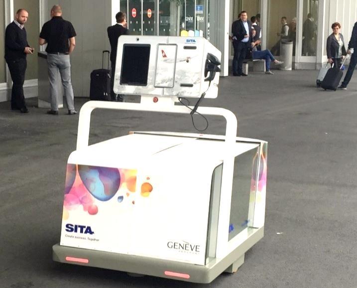 Innovations & Technology (Pre-Arrival) Leo Curbside Baggage Robot Roaming baggage