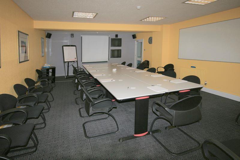 Both meeting rooms are located in the basement of the hotel with