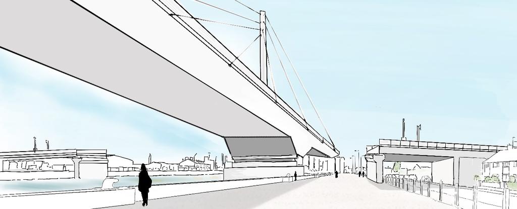 Types of bridge An alternative type of bridge that could be built is a cable stayed swing bridge.