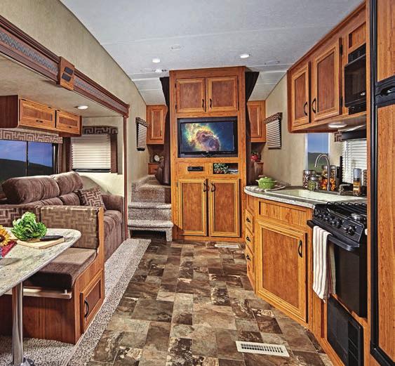 14 24RK fifth wheel features.