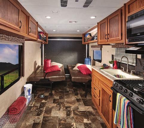 The AR-ONE 7'-wide travel trailer line is an entry-level camper that is priced right, yet comes with many quality features.