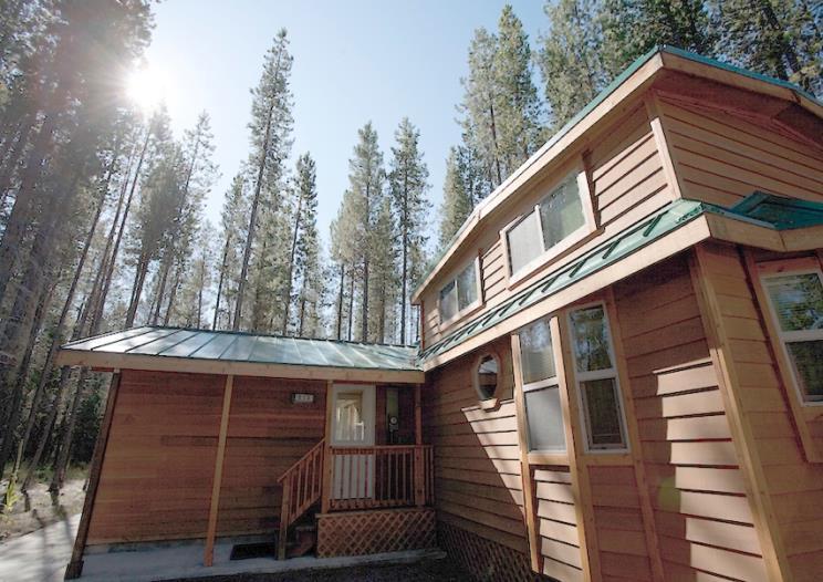 14 x 55 two-bedroom manufactured home, fully furnished including wood burning stove and TV and satellite Storage Buildings One metal roofed, cement floored storage building split into 5, 15 x 25