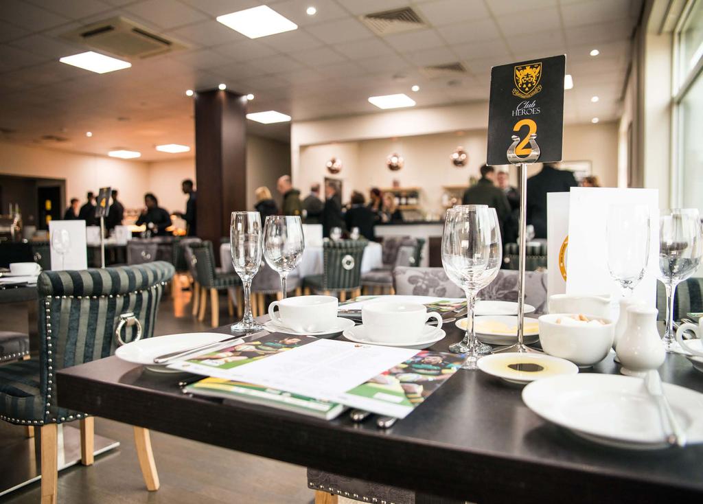 HEROES RESTAURANT Relaxed, social surroundings, a delicious carvery-style menu and a superb