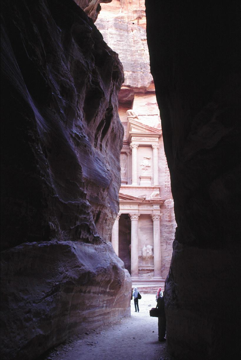 Petra was first established sometime around the 6th century BC, by the Nabataean Arabs, a nomadic tribe who settled in the area and laid the foundations of a commercial empire that extended into