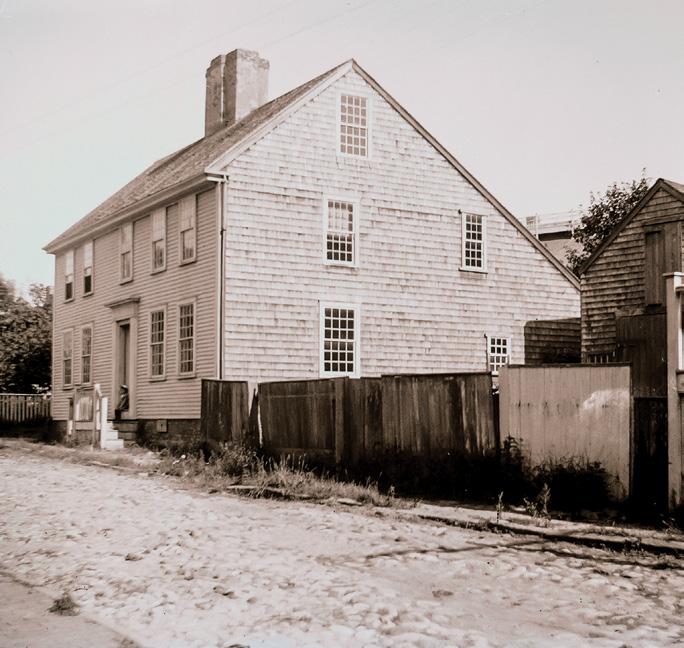 MACY-CHRISTIAN OLDEST HOUSE HOUSE Late-nineteenth-century view of the