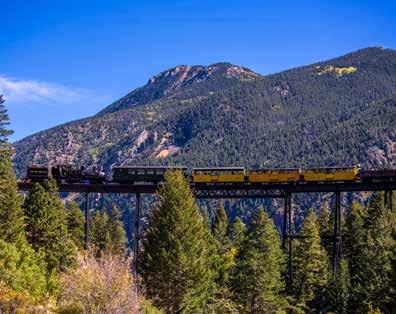Our path takes us over steep grades and high trestles, through tunnels and narrow canyons on the journey to Chama, NM. Continue on by motorcoach to our destination of Durango, CO for a two-night stay.