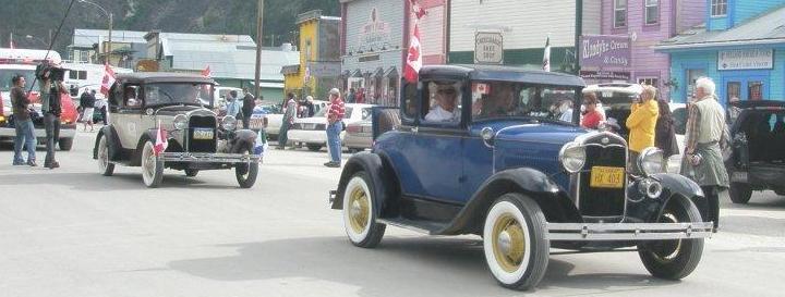 VLNAAC P6 Model A s in Dawson City s Canada Day Parade MODEL A TOUR TO DAWSON CITY, YUKON TERRITORY June 29 thru July 2, 2010 By John McCarthy Part 1 The mid-winter season in Fairbanks is upon us and