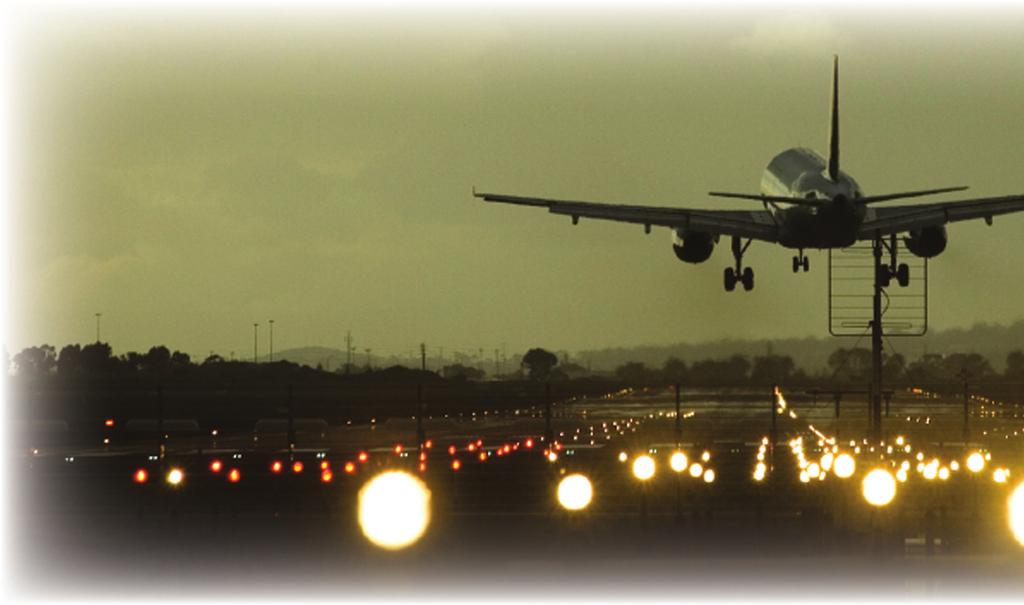 management of air trafﬁc for airports and heliports.