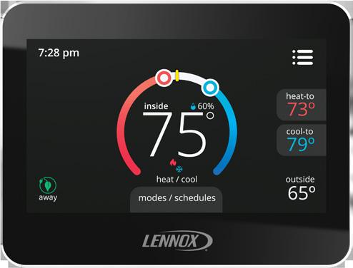 Controls humidity during cooling mode.