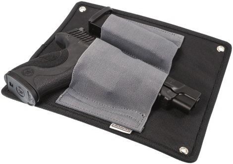Made specifically for the person that wants a lower profile bedside holster but