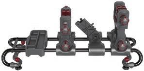 ULTRA GUN VISE - # 110011 Case Pack of 4 Rigid Steel Frame Modular chassis design Different modules can be quickly moved, rearranged or removed anywhere along the rail Over molded rubber contact pads